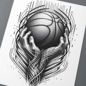 sport tattoo design ideas pure shape speed lines strength and power