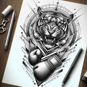technique – tattoo design ideas free ai generated – neotraditional-bold-color – for-ankle – Gallery: sport-inkby-ai