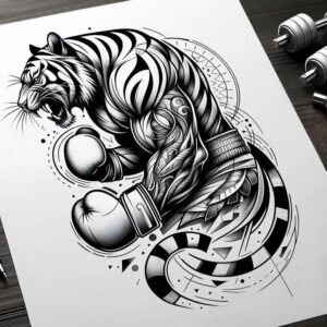 volleyball – tattoo design ideas free ai generated – surrealism-ethereal-textures – for-lower-leg – Gallery: sport-inkby-ai