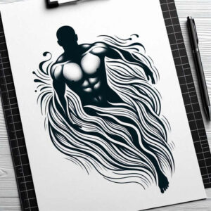 winter-sports – tattoo design ideas free ai generated – realism-precise-anatomy – for-side-torso – Gallery: sport-inkby-ai