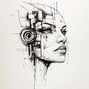 artistic-figure-tattoo – tattoo design ideas free ai generated – foggy – for-full-back – Gallery: surrealistic-characters-inkby-ai