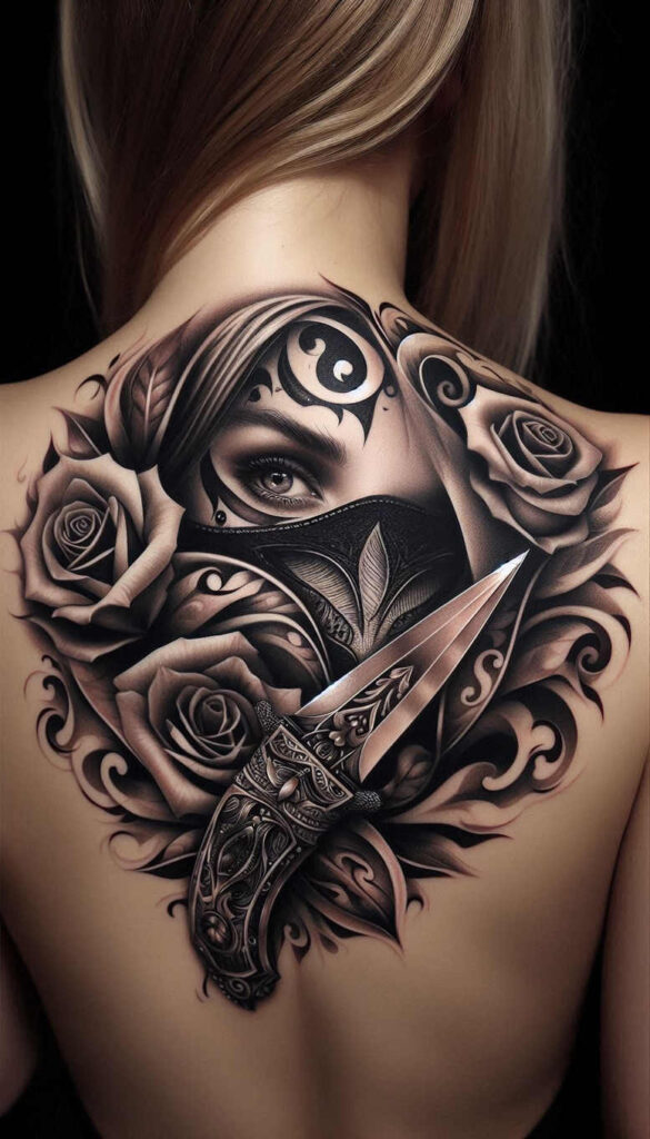 light-effect-figure-tattoo – tattoo design ideas free ai generated – uncanny – for-toe – Gallery: surrealistic-characters-inkby-ai