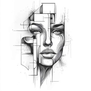 mystical-figure-tattoo – tattoo design ideas free ai generated – wraith – for-shoulder – Gallery: surrealistic-characters-inkby-ai