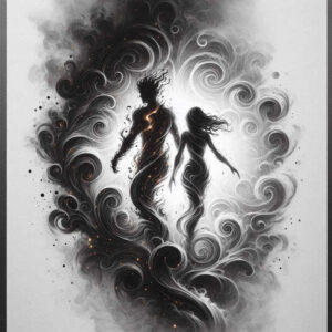 surrealistic-characters tattoo design ideas wide-angle fantasy visage for nape