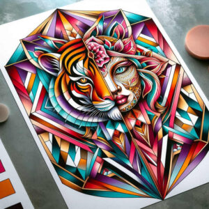 tigers tattoo design ideas strong contrast bold presence determination and power