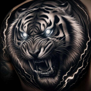 tigers tattoo design ideas expressive color elegant killer for heel