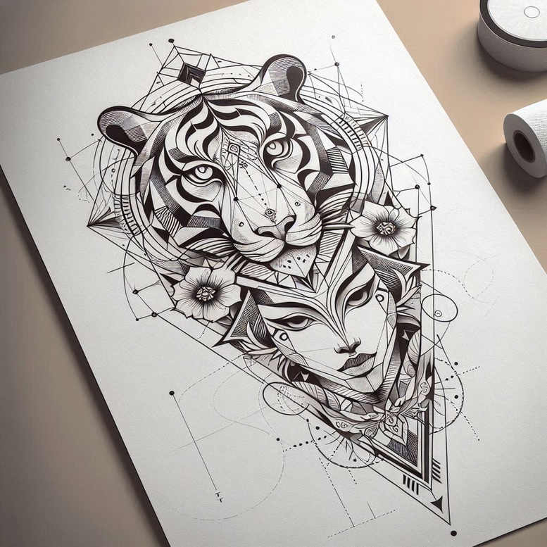 tigers tattoo design ideas Realism living skin jungle king represents strength