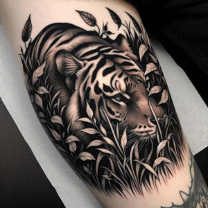 tigers tattoo design ideas unreal light primal energy represents determination