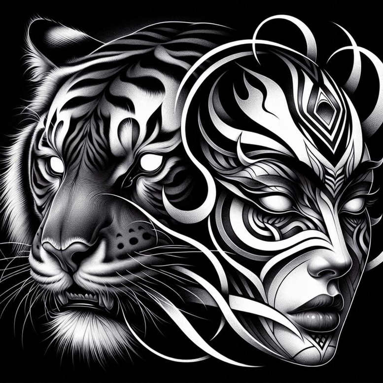 tigers tattoo design ideas form fidelity raw grace represents determination