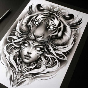 tigers tattoo design ideas color richness raw grace symbol of strength