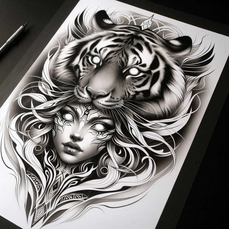 tigers tattoo design ideas color richness raw grace symbol of strength