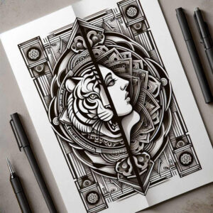 tigers tattoo design ideas Realism anatomical accuracy sharp eyes shows courage