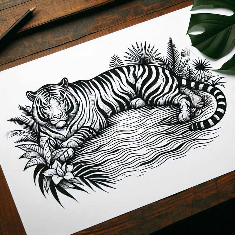 tigers tattoo design ideas refined detail silent hunter meaning resilience