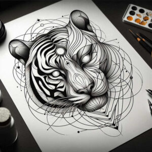 tigers tattoo design ideas metallic silent hunter stands for strength