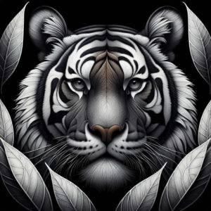 tigers tattoo design ideas decorative elements spirit of hunt for thigh