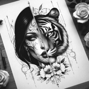 tigers tattoo design ideas cinematic tiger essence for collarbone