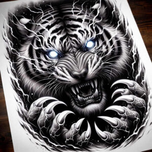 tigers tattoo design ideas smooth gradients tiger force for ribs