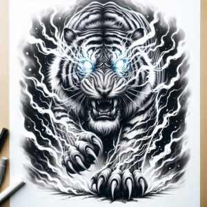 tigers tattoo design ideas subtle tone wild stripes for ankle
