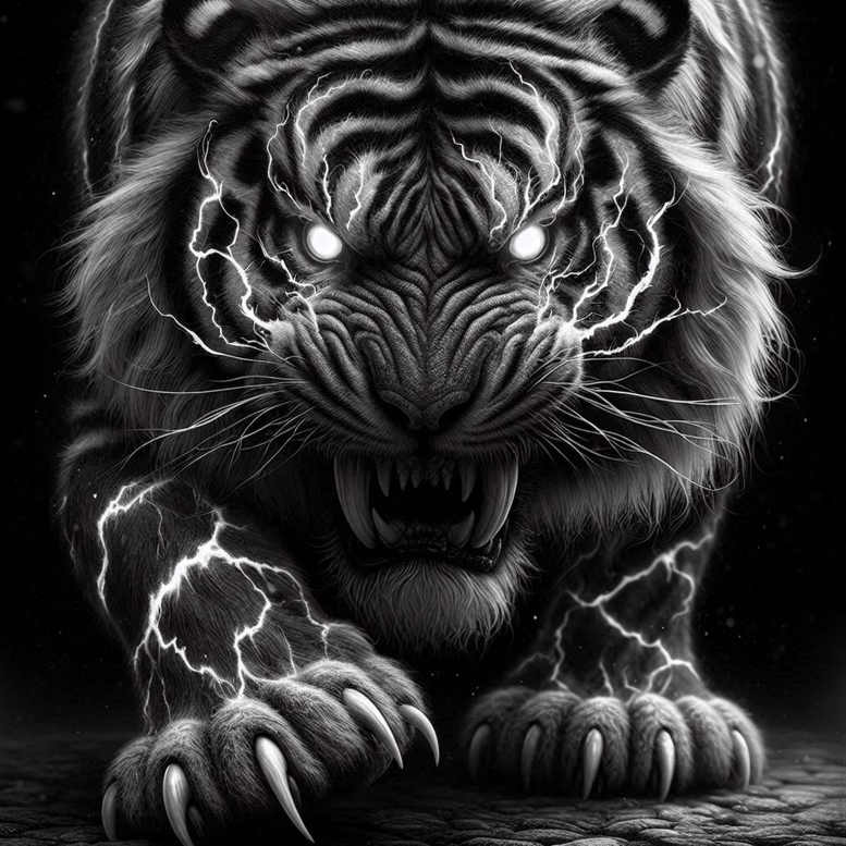 tiger-life-motif – tattoo design ideas free ai generated – realism-organic-structure – for-biceps – Gallery: tigers-inkby-ai