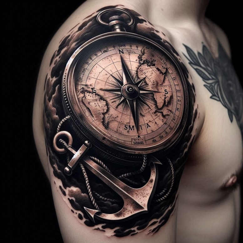 traditions-realism-soft-highlights-for-triceps – tattoo design ideas free ai generated – Gallery: travels-inkby-ai