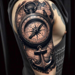 long-journeys-realism-photo-like-tattoo-for-upper-thigh – tattoo design ideas free ai generated – Gallery: travels-inkby-ai