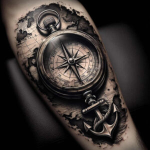 adventure-surrealism-ethereal-textures-for-lower-leg – tattoo design ideas free ai generated – Gallery: travels-inkby-ai
