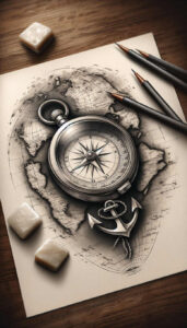 travel-and-growth-surrealism-imaginative-for-wrist-side – tattoo design ideas free ai generated – Gallery: travels-inkby-ai