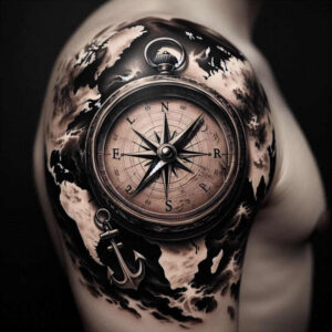 sea-realism-subtle-saturation-for-shin – tattoo design ideas free ai generated – Gallery: travels-inkby-ai