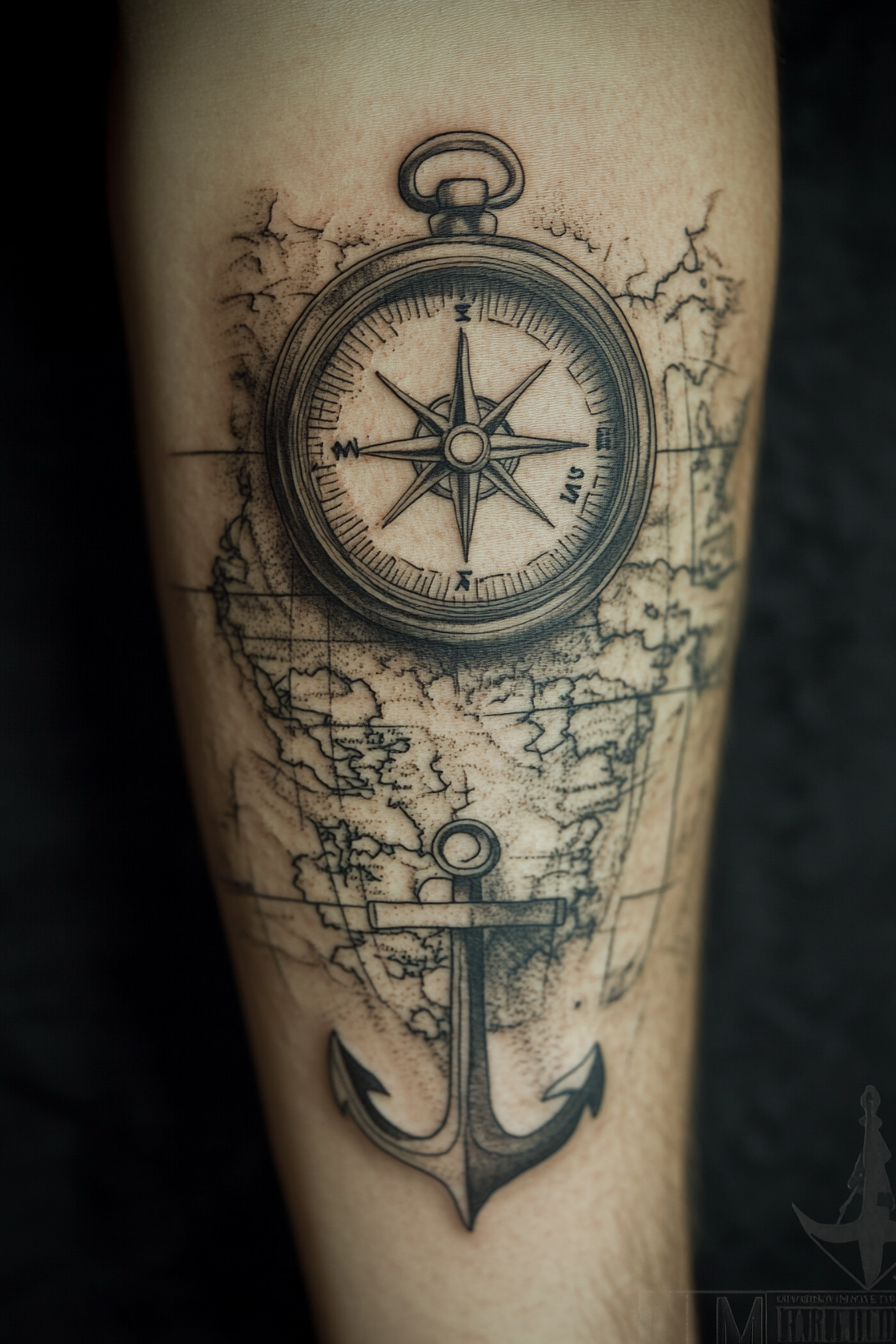 motion-travel-tattoo-realism-full-detail-for-triceps – tattoo design ideas free ai generated – Gallery: travels-inkby-ai