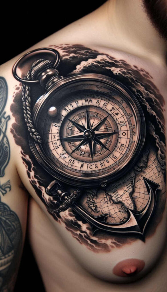 travel-passion-realism-depth-of-field-for-calf – tattoo design ideas free ai generated – Gallery: travels-inkby-ai