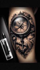 minimalist-travel-realism-soft-focus-for-arm – tattoo design ideas free ai generated – Gallery: travels-inkby-ai