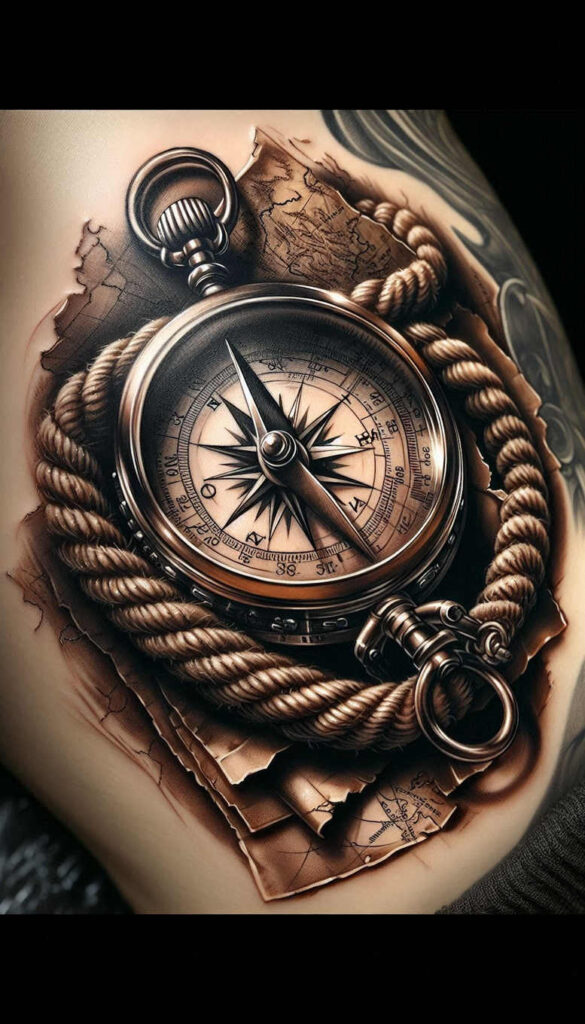 detailed-travel-realism-precise-gradient-for-toe – tattoo design ideas free ai generated – Gallery: travels-inkby-ai