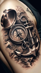 adventure-realism-photo-realistic-for-upper-back – tattoo design ideas free ai generated – Gallery: travels-inkby-ai