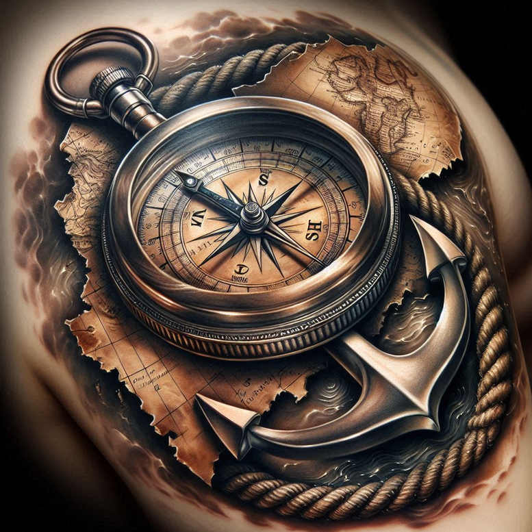trekking-neotraditional-layered-shading-for-side-torso – tattoo design ideas free ai generated – Gallery: travels-inkby-ai