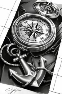 adventure-neotraditional-dynamic-composition-for-lower-arm – tattoo design ideas free ai generated – Gallery: travels-inkby-ai