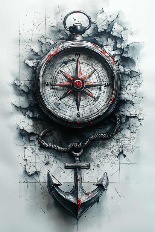 history-realism-clean-background-for-shin – tattoo design ideas free ai generated – Gallery: travels-inkby-ai