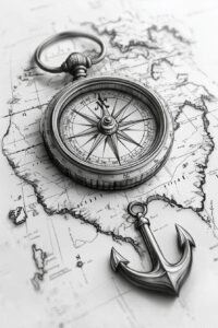 travels tattoo design ideas pristine explorer vibe for back of neck