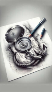 travels tattoo design ideas Realism inner glow for hand