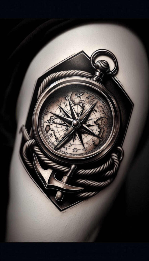 travels tattoo design ideas Realism lifelike eyes for knee