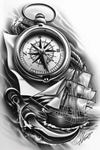 travels tattoo design ideas soft-focus for ribs