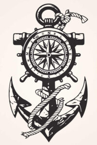 travels tattoo design ideas Surrealism enigmatic visuals for thigh