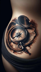 travels tattoo design ideas Surrealism distorted reality for triceps