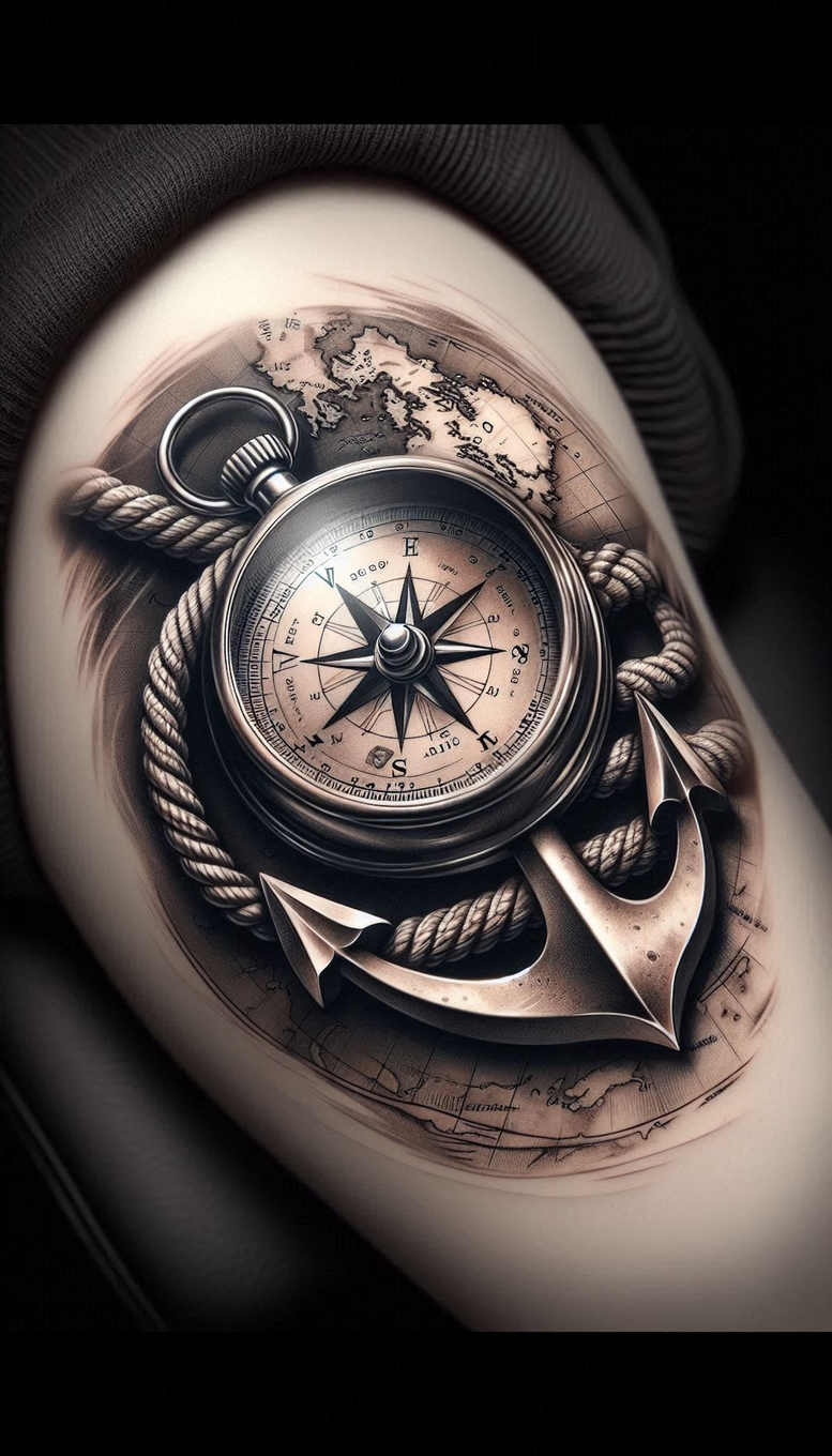 travels tattoo design ideas precise lines for upper back