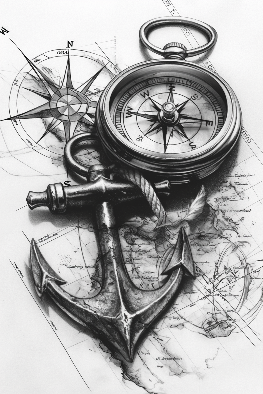 travels tattoo design ideas quiet journey memory stands for determination