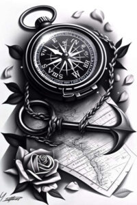 travels tattoo design ideas Surrealism bizarre meaning courage