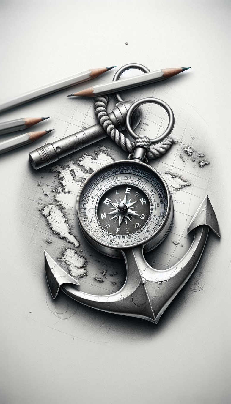 travels tattoo design ideas Realism soft highlights stands for courage