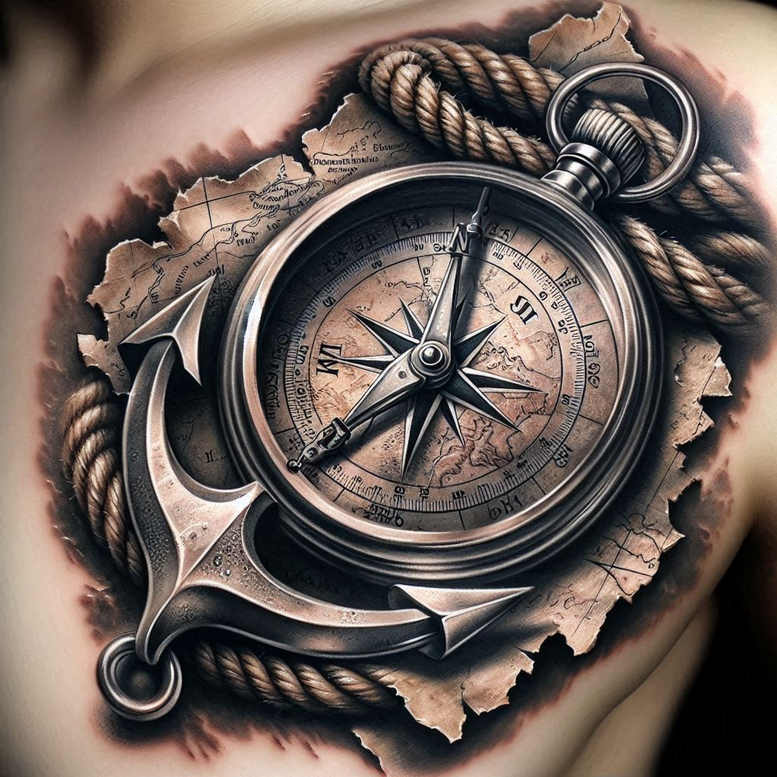 travels tattoo design ideas deep blacks stands for perseverance