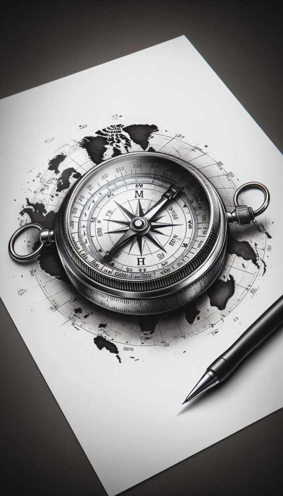travel-and-passion-realism-realistic-perspective-for-chest – tattoo design ideas free ai generated – Gallery: travels-inkby-ai