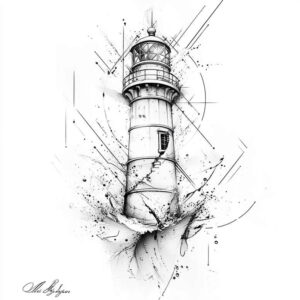 adventure-neotraditional-deep-blacks-for-wrist-side – tattoo design ideas free ai generated – Gallery: travels-inkby-ai