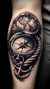 life-journey-neotraditional-strong-contrast-for-triceps – tattoo design ideas free ai generated – Gallery: travels-inkby-ai